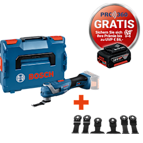 Bosch Akku-Multi-Cutter GOP 18V-34 Set, L-BOXX, Starlock, inkl. STROXX Sägeblätter
