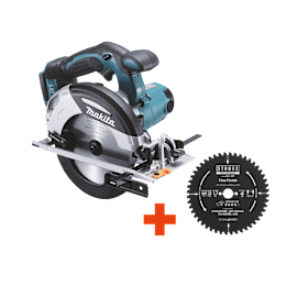 MAKITA Akku-Handkreissäge Set DHS630 18V inkl. STROXX Feinschnitt-Sägeblatt + Makita Sägeblatt
