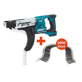 MAKITA Akku-Magazinschrauber-Set DFR550Z 18V inkl. Magazinschrauben
