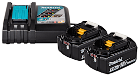 Makita Power Source KIT 18 V, 2 x Akku 5,0 Ah + Schnellladegerät