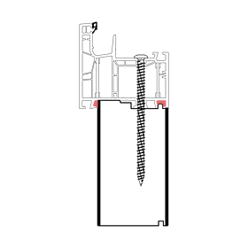 blaugelb Adapterprofil PVC/TK 60x160x4000, ALUPLAST-76 ALUPLAST-76, ENERGETO-NEO, NEO-VIEW