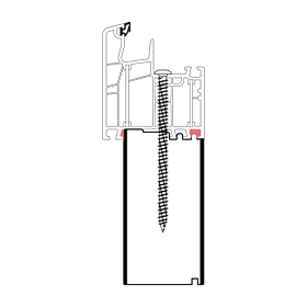 blaugelb Sockeldämmprofil PVC/TK ALUPLAST T/70 60x100x3000 ENERGETO,IDEAL 4000, 5000, BAUTIEFE T/70