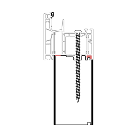 blaugelb Sockeldämmprofil PVC/TK ALUPLAST T/76 60x100x3000 ENERGETO NEO MD, IDEAL NEO AD, MD T/76