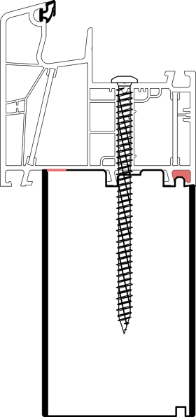 blaugelb Sockeldämmprofil PVC/TK ALUPLAST T/85 74x150x3000 IDEAL 7000,8000, ENERGETO 8000 BAUT.T/85