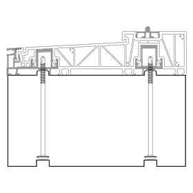 blaugelb Sockeldämmprofil EPS HS ALUPL.T/197 195X120X1200MM ALUPLAST LIFT-SLIDE 85, T/197
