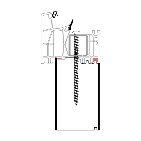 blaugelb Sockeldämmprofil PVC/TK PROFINE T/88 66x300x3000MM PROFINE 88,  BAUTIEFE T/88