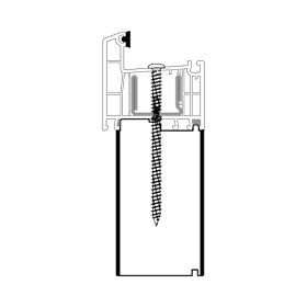 blaugelb Adapterprofil PVC/TK REHAU T/70 60x260x4000 BRILLANT, EURO-DESIGN,BAUTIEFE T/70