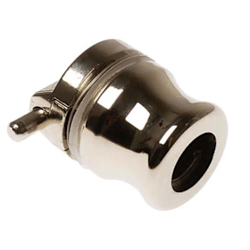 GLASTÜRSCHLOSS MIT STIFT 9MM 4-8MM GLAS VERNI. POL. ( 609364 )