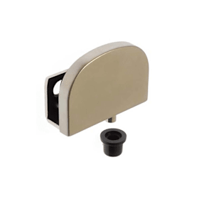 GLASTÜRSCHARNIER EINLIEG. NIRO OPTIK RECHTS OBEN/LINKS UNTEN ( 609340 )