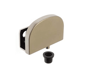 GLASTÜRSCHARNIER EINLIEG. NIRO OPTIK LINKS OBEN/RECHTS UNTEN ( 609333 )