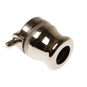 GLASTÜRSCHLOSS MIT STIFT 18MM 4-8MM GLAS VERNI. POL. ( 609388 )