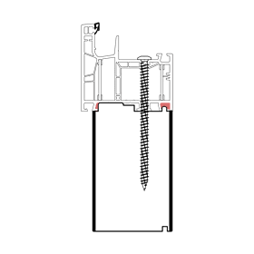 blaugelb Adapterprofil PVC/TK 66x130x3000, ALUPLAST-76 ALUPLAST-76, ENERGETO-NEO, NEO-VIEW