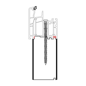 blaugelb Sockeldämmprofil PVC/TK ALUPLAST T/70 60x100x3000 ENERGETO,IDEAL 4000, 5000, BAUTIEFE T/70