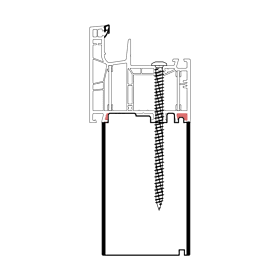 blaugelb Sockeldämmprofil PVC/TK ALUPLAST T/76 66x150x3000 ENERGETO NEO MD, IDEAL NEO AD, MD T/76