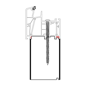 blaugelb Sockeldämmprofil PVC/TK ALUPLAST T/85 74x150x3000 IDEAL 7000,8000, ENERGETO 8000 BAUT.T/85