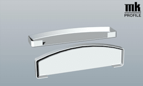 ENDKA-HL 150X45MM SILGRAU VE:20 ST FÄRB SILGRAU RAL HK 15046 R 7001