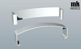 VERB-HL 150X45MM SILGRAU VE:10 ST FÄRB SILGRAU RAL HV 15047 R 7001