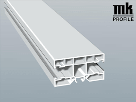 MINI-DOPPEL-ROLLLADENFÜHR 69,5X38 6,5M FOL 209 7013-167 MAHAGONI