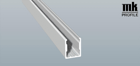 ALU-U-PROFIL 35X20 5,5M FOL 71 5505-167 SILBERGRAU