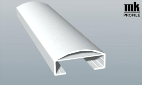 HANDLAUF BALKON 90X40 6M FOL 324 3002-195 QUARZ PLATIN
