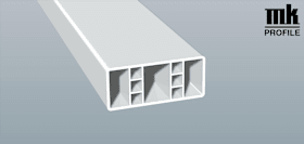 HOHLKAMMERPROFIL 80X35 6M FOL 71 5505-083 SILBERGRAU