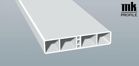 HOHLKAMMERPROFIL 120X25 6M FOL 436 1012 ALUX ANTHRAZIT