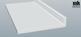 SCHAUMWINKELPROFIL 185X40X10 6M FOL SCHAUM 129 3002-195 QUARZ PLATIN