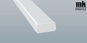 SCHAUMPROFIL 55X25 6M FOL SCHAUM 129 3002-195 QUARZ PLATIN