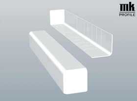 SCHAUMWINKELAUßENECKE 40X40X310 FOL 70 3905-167 QUARZGRAU