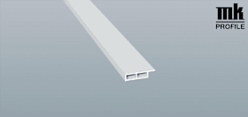 KAMMERPROFIL 30X7 SK 6M FOL +NASE 470 1031 MATTEX SHINE GREY ALU