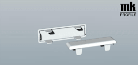 ZAUNKAPPE ZAUNLATTE 85 SCHRÄG FOL 100 STK 70 1205-167 BASALTGRAU