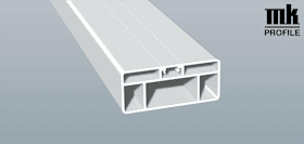 ZAUNRIEGEL 80X35 6M FOL +KLIPSLEISTE 129 3002-195 QUARZ PLATIN