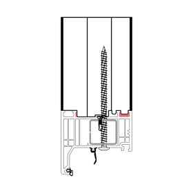 blaugelb Rahmenverbreiterung PVC/TK DECEUNINC 76X50X3000 30DB DECEUNINCK INFINITY, BAUTIEFE T/76