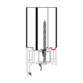 blaugelb Rahmenverbreiterung PVC/TK DECEUNINC 76X50X1500 36DB DECEUNINCK INFINITY, BAUTIEFE T/76