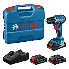 Bosch Professional Akku-Bohrschrauber GSR 18V-45 mit 3 Akkus im L-Case