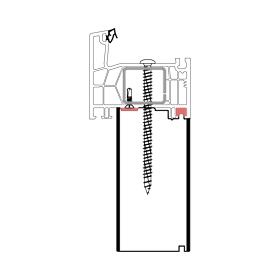 blaugelb Sockeldämmprofil PVC/TK PROFINE T/76 55x300x3000MM PROFINE 76,  Bautiefe T/76