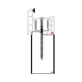 blaugelb Adapterprofil PVC/TK REHAU T/70 60x220x3000 BRILLANT, EURO-DESIGN,BAUTIEFE T/70