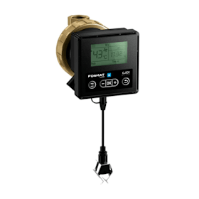 FORMAT Therm Zirkulationspumpe CLOCK 15-14/80, Display und Zeitschalter, ohne Rückflussverhinderer