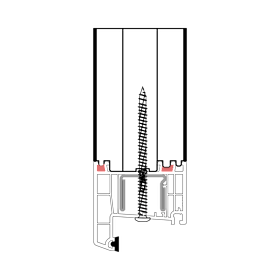 blaugelb Rahmenverbreiterung PVC/TK REHAU 70X50X3000 30DB REHAU BRILLANT,EURO-DESIGN,BAUTIEFE T/70