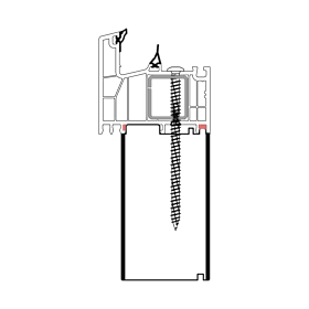 blaugelb Adapterprofil PVC/TK SALAM GRE T/76 60x220x4000 SALAMANDER GREENEVOLUTION, BAUTIEFE T/76