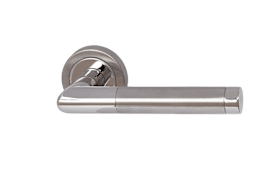 STROXX Drückergarnitur Atlantis Türdrücker matt polierter Edelstahl robust langlebig