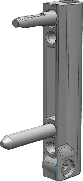 Winkhaus Flügellag., C-F, 20-6-28, m.Drehhemm., DL-R, Stahl, weiß, verkehrsweiß, pulverb. 5093329