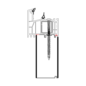 blaugelb Sockeldämmprofil PVC/TK SALAM GRE T/76 55x220x3000 SALAMANDER GREENEVOLUTION, BAUTIEFE T/76