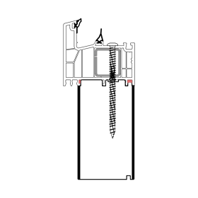 blaugelb Sockeldämmprofil PVC/TK SALAM GRE T/76 60x150x4000 SALAMANDER GREENEVOLUTION, BAUTIEFE T/76