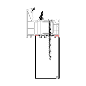 blaugelb Sockeldämmprofil PVC/TK SALAM BLU T/82 60x100x3000 SALAMANDER bluEvolution82, BAUTIEFE T/82