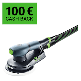 Festool Exzenterschleifer ETS EC 150/5 EQ-SYS mit Schleifmittel-Systainer, kompakt ergonomisch