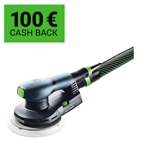 Festool Exzenterschleifer ETS EC 150/3 EQ-SYS kompakter Finish-Schleifer mit Schleifmittel-Systainer