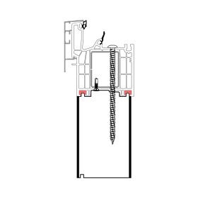 blaugelb Sockeldämmprofil PVC/TK 66x260x4000, PROFINE-70 PROFINE-70, UNITY