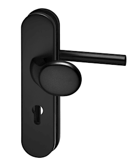 Alu-Schutz-Wechsel-Garnitur, ES-1 Serie Logo, ovales Langschild 12mm, 72 PZ, 8mm VKT, TS=35-45mm, 108/K2, 9743Z/K2