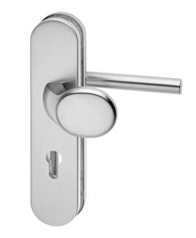 Alu-Schutz-Wechsel-Garnitur, ES-1 Serie Logo, ovales Langschild 12mm, 92 PZ, 10mm VKT,TS=65-75mm, 108/K2, 9743H/K2